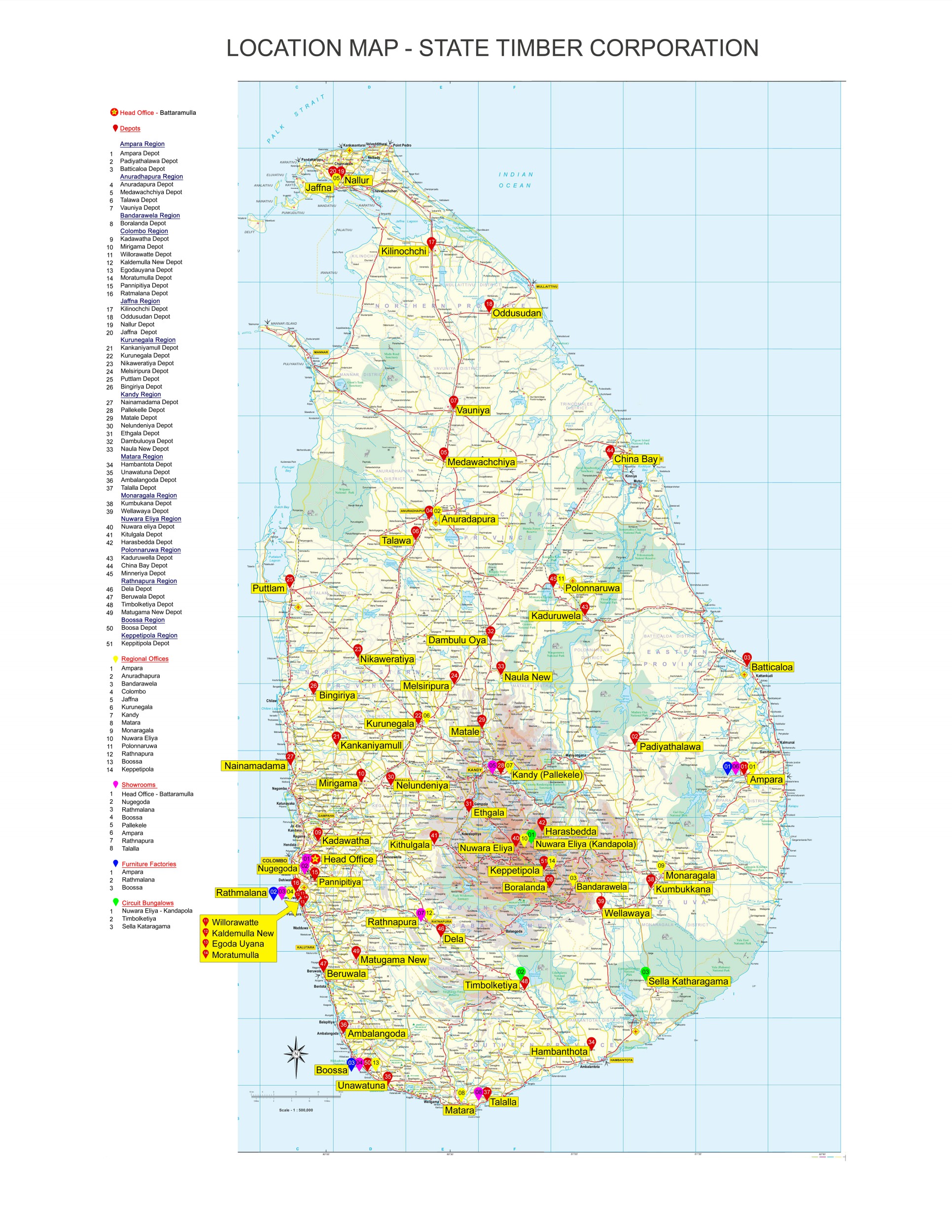 STC Regional office, ARM Office &Depots